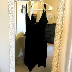 Black cocktail dress